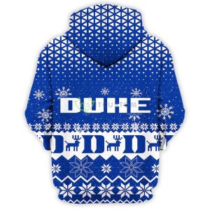 Duke Blue Devils Sports 3D Pullover Hoodie Product Photo 3