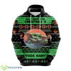 Baby Yoda All I Want For Christmas Is Yoda 3D All Over Print Hoodie Christmas Shirt Product Photo 1