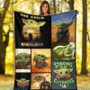 Baby Yoda Fleece Blanket The Child The Mandalorian Blanket Product Photo 1