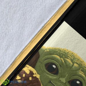 Baby Yoda Fleece Blanket The Child The Mandalorian Blanket Product Photo 8