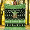 Baby Yoda Ugly Fleece Blanket For Star Wars Mandalorian Blanket Product Photo 1
