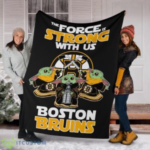 Boston Bruins Baby Yoda Fleece Blanket The Force Strong With Us Blanket 13 Boston Bruins Baby Yoda Fleece Blanket The Force Strong With Us Blanket Product Photo 6