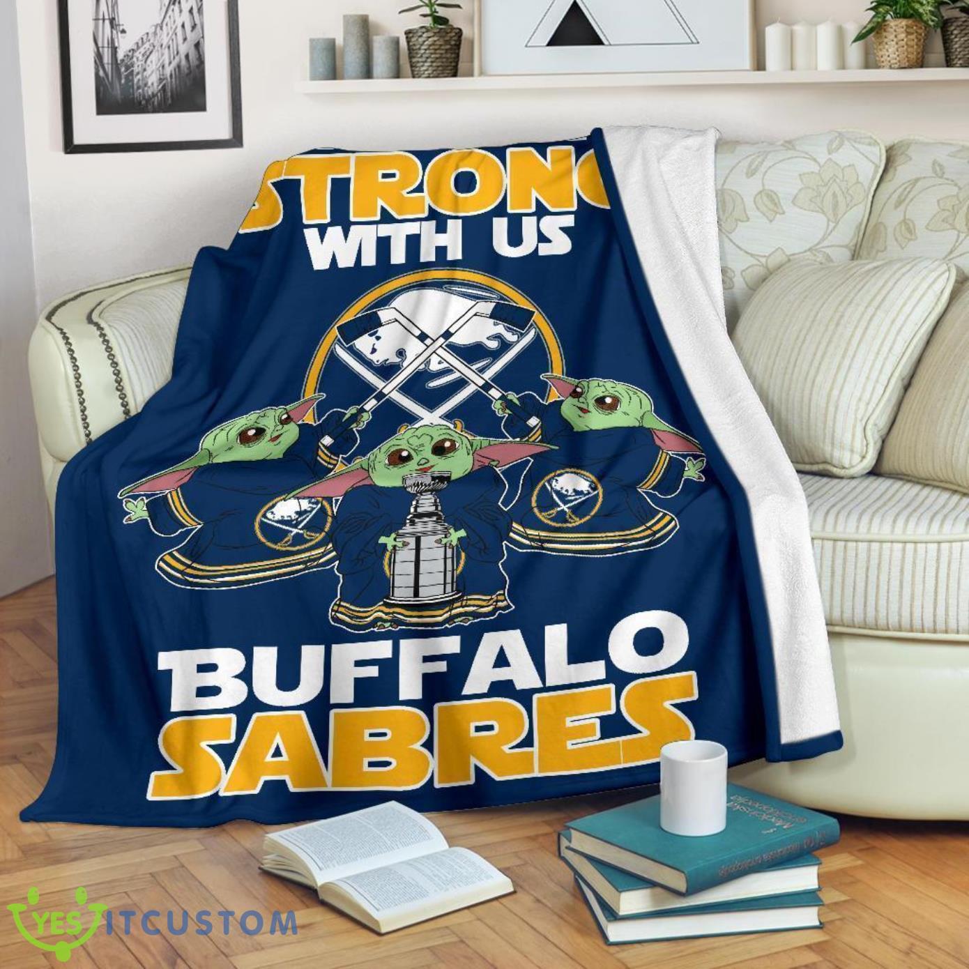 Buffalo Sabres Baby Yoda Fleece Blanket The Force Strong With Us Blanket 17 Buffalo Sabres Baby Yoda Fleece Blanket The Force Strong With Us Blanket Product Photo 2
