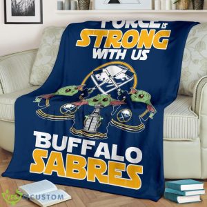 Buffalo Sabres Baby Yoda Fleece Blanket The Force Strong With Us Blanket 10 Buffalo Sabres Baby Yoda Fleece Blanket The Force Strong With Us Blanket Product Photo 3