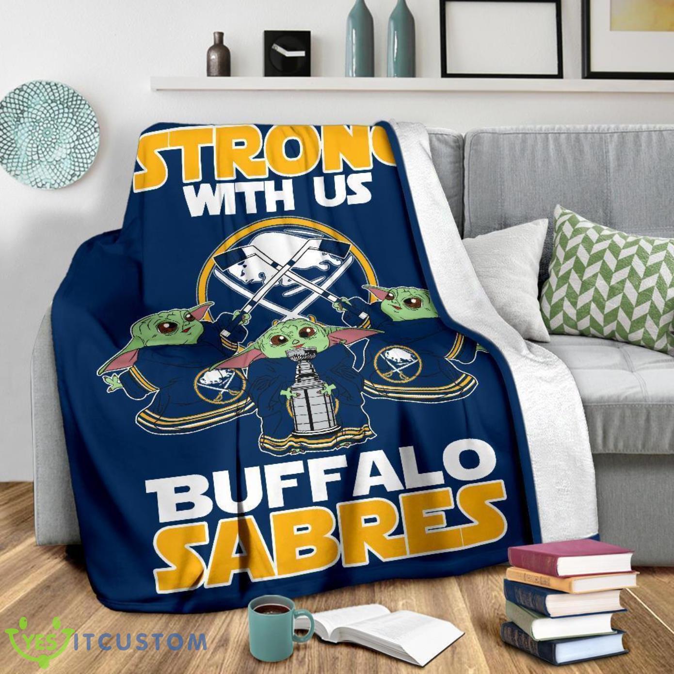 Buffalo Sabres Baby Yoda Fleece Blanket The Force Strong With Us Blanket 4 Buffalo Sabres Baby Yoda Fleece Blanket The Force Strong With Us Blanket Product Photo 4