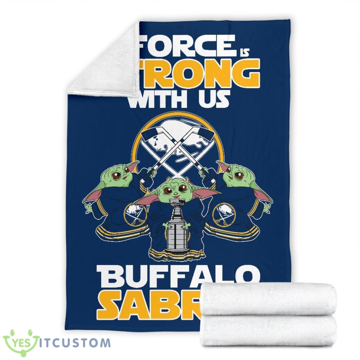 Buffalo Sabres Baby Yoda Fleece Blanket The Force Strong With Us Blanket 7 Buffalo Sabres Baby Yoda Fleece Blanket The Force Strong With Us Blanket Product Photo 7