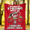 Carolina Hurricanes Fleece Blanket Baby Yoda The Force Is Strong With Us Blanket Product Photo 1