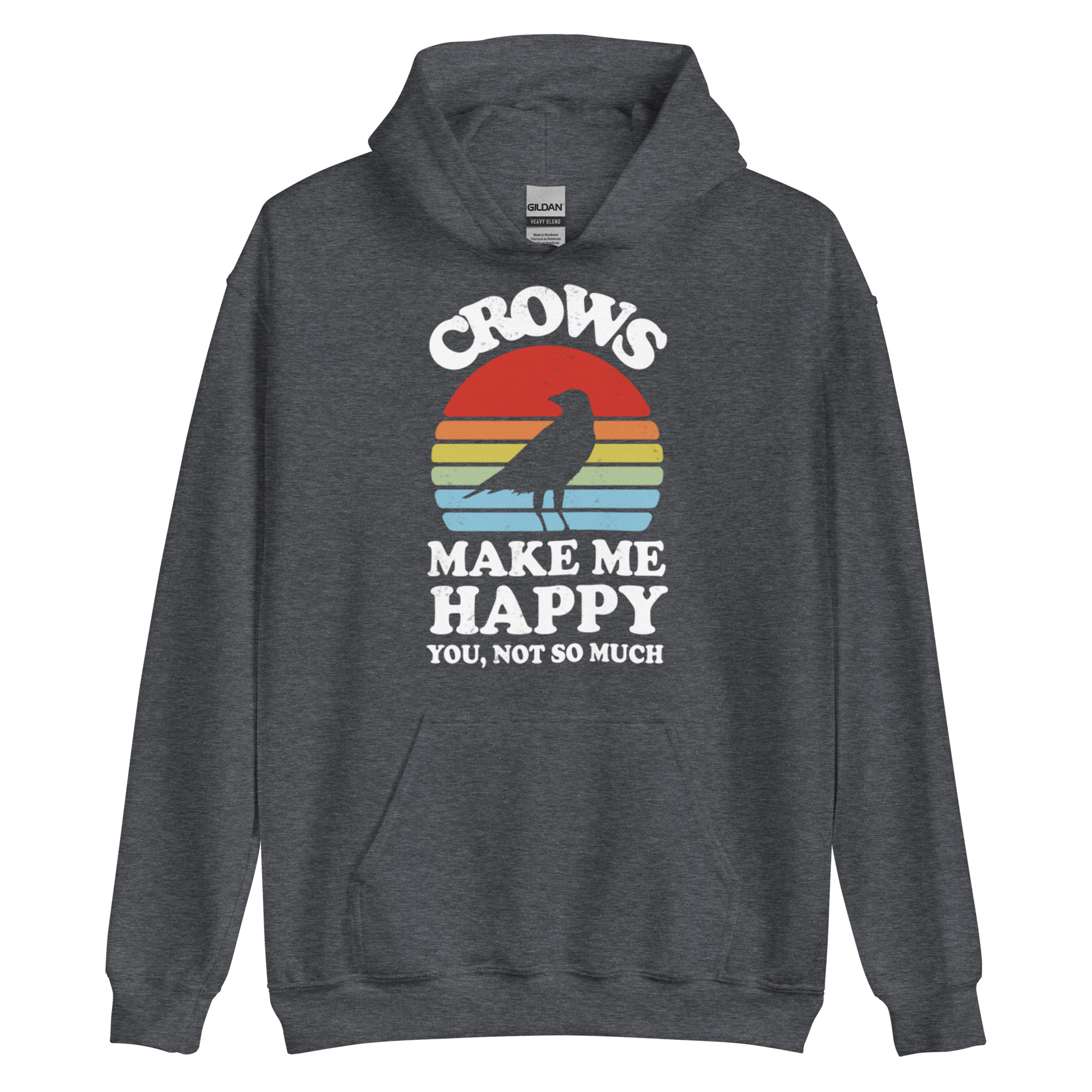 Crows Make Me Happy You Not So Much Shirt 10 Crows Make Me Happy You Not So Much Shirt Product Photo 8