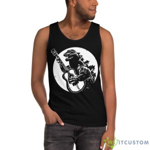 Godzilla Playing Guitar Shirt 12 Godzilla Playing Guitar Shirt - Ultra Cotton Tank Top