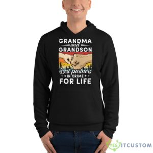 Grandma And Grandson Best Partners In Crime For Life Shirt - Unisex Fleece Pullover Hoodie