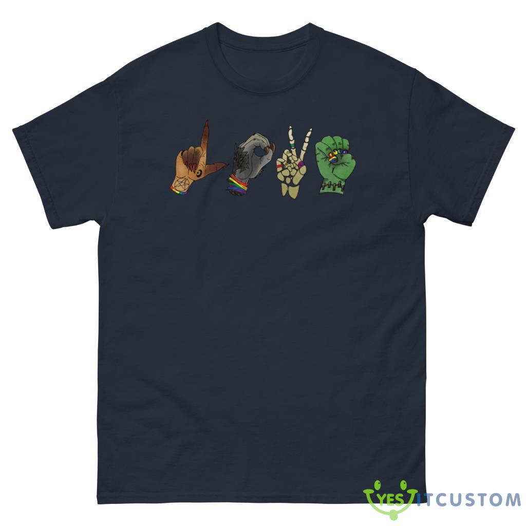 Halloween Monster Hand Love Shirt 10 Halloween Monster Hand Love Shirt - G500 Men’s Classic Tee-1