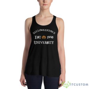 Halloween Town Est 1998 University Shirt - Women's Flowy Racerback Tank