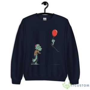 Halloween Zombie Cut Off Arm Balloon Shirt - 1-Unisex Heavy Blend Crewneck Sweatshirt-1