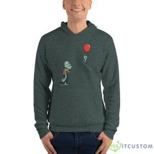 Halloween Zombie Cut Off Arm Balloon Shirt 15 Halloween Zombie Cut Off Arm Balloon Shirt - Unisex Fleece Pullover Hoodie-1