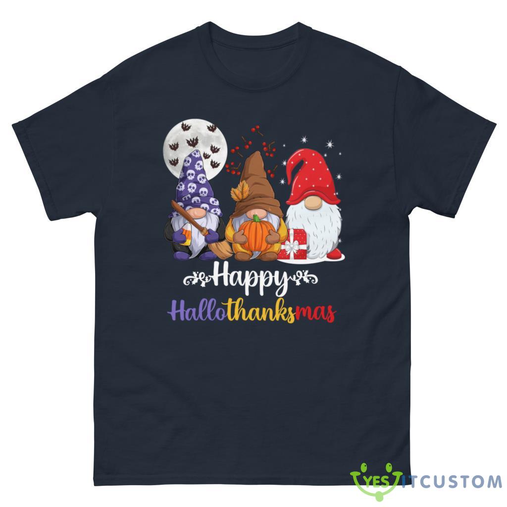 Happy Hallothanksmas Gnomes 2021 Family Christmas Shirt 10 Happy Hallothanksmas Gnomes 2021 Family Christmas Shirt - G500 Men’s Classic Tee-1