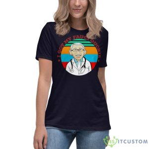 I Got My Fauci Ouchie Vintage Shirt - Women's Relaxed Short Sleeve Jersey Tee