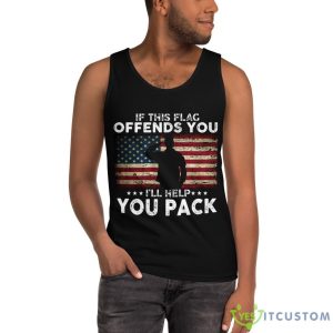 If This Flag Offends You I'll Help You Pack Shirt - Ultra Cotton Tank Top