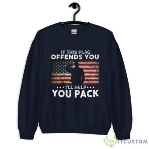 If This Flag Offends You I'll Help You Pack Shirt - Unisex Heavy Blend Crewneck Sweatshirt-1