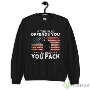 If This Flag Offends You I'll Help You Pack Shirt - Unisex Heavy Blend Crewneck Sweatshirt