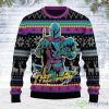 Mandalorian Boba Fett Hold Baby Yoda Colorful Christmas Sweater Product Photo 1