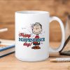 The Peanuts Snoopy 4th Of July Linus Happy Independence Day Coffee Mug-Mug 11oz-White
