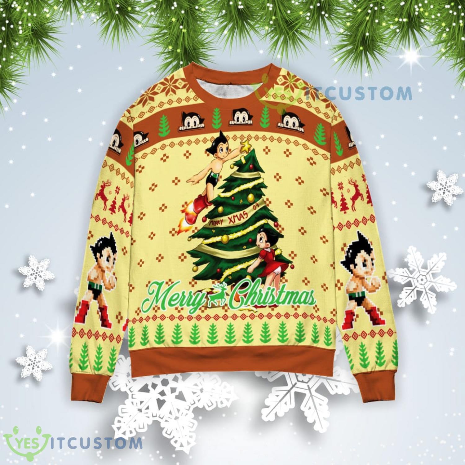 Astro Boy Merry Christmas Gift Ugly Christmas Sweater 2 Astro Boy Merry Christmas Gift Ugly Christmas Sweater Product Photo 1