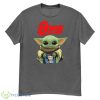 Baby Yoda Hugs David Bowie Album Star Wars Shirts - G500 Men’s Classic T-Shirt-1