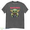 Baby Yoda Hugs Iron Maiden Album Star Wars Shirts - G500 Men’s Classic T-Shirt-1