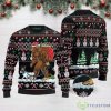 Bigfoot French Bulldog Sasquatchmas Ugly Christmas Sweater Product Photo 1
