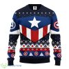 Captain Americas Ugly Knitted Christmas Sweater Product Photo 1