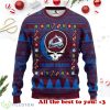 Colorado Avalanche Grateful Dead Christmas Knitting Pattern Ugly Sweater Product Photo 1