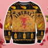 Fireball Cinnamon 3D Christmas Knitting Pattern Ugly Sweater Sweatshirt Product Photo 1
