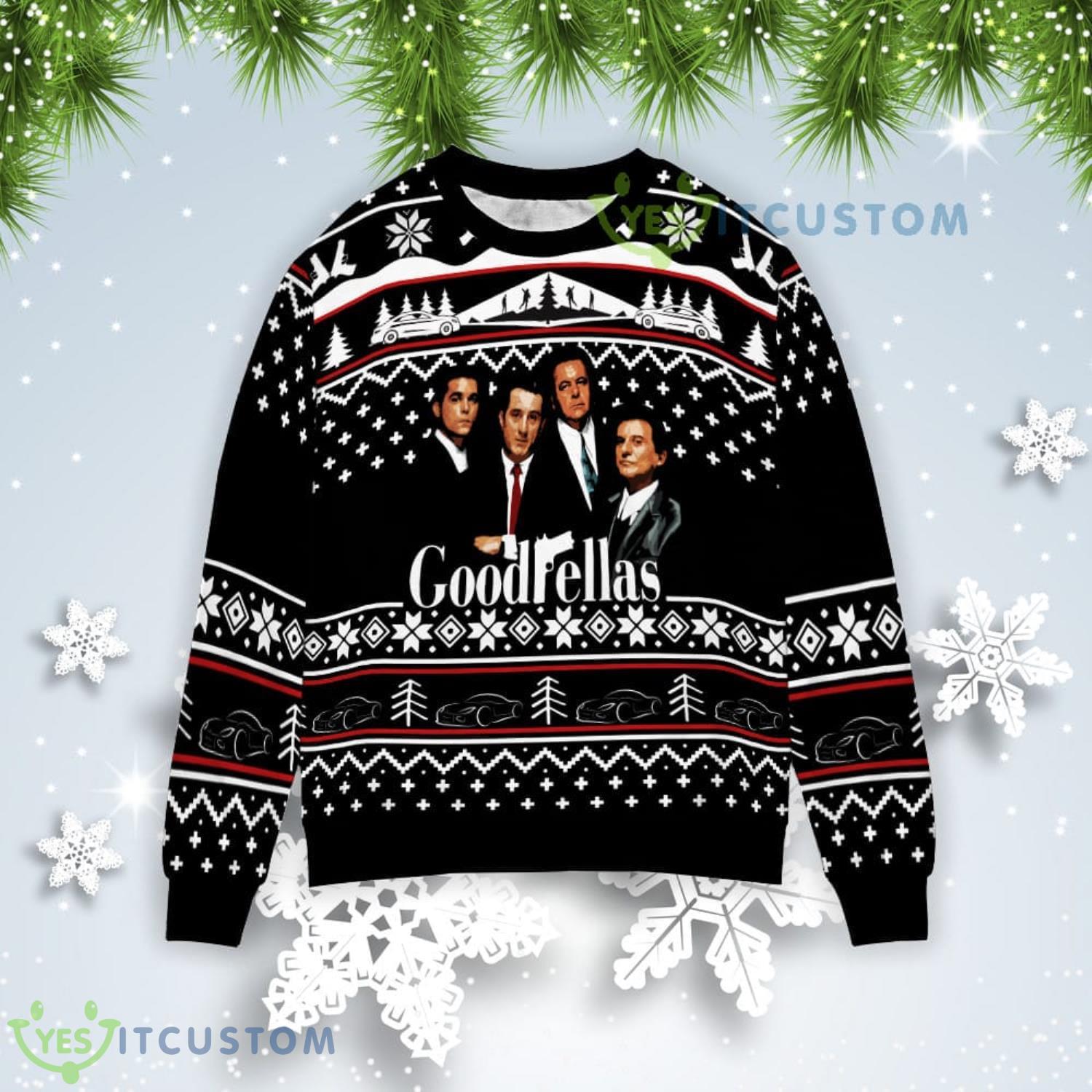 Goodfellas Christmas Gift Ugly Christmas Sweater 3 Goodfellas Christmas Gift Ugly Christmas Sweater Product Photo 1
