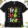 Grinch Christmas Shirt, Ho Ho Ho Santa Grinch and Max Dog Shirt Product Photo 1