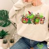 Grinch Coffee Drink Christmas Sweatshirt Product Photo 1