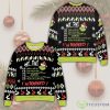 Grinch My Day I’m Booked Christmas Sweater Product Photo 1