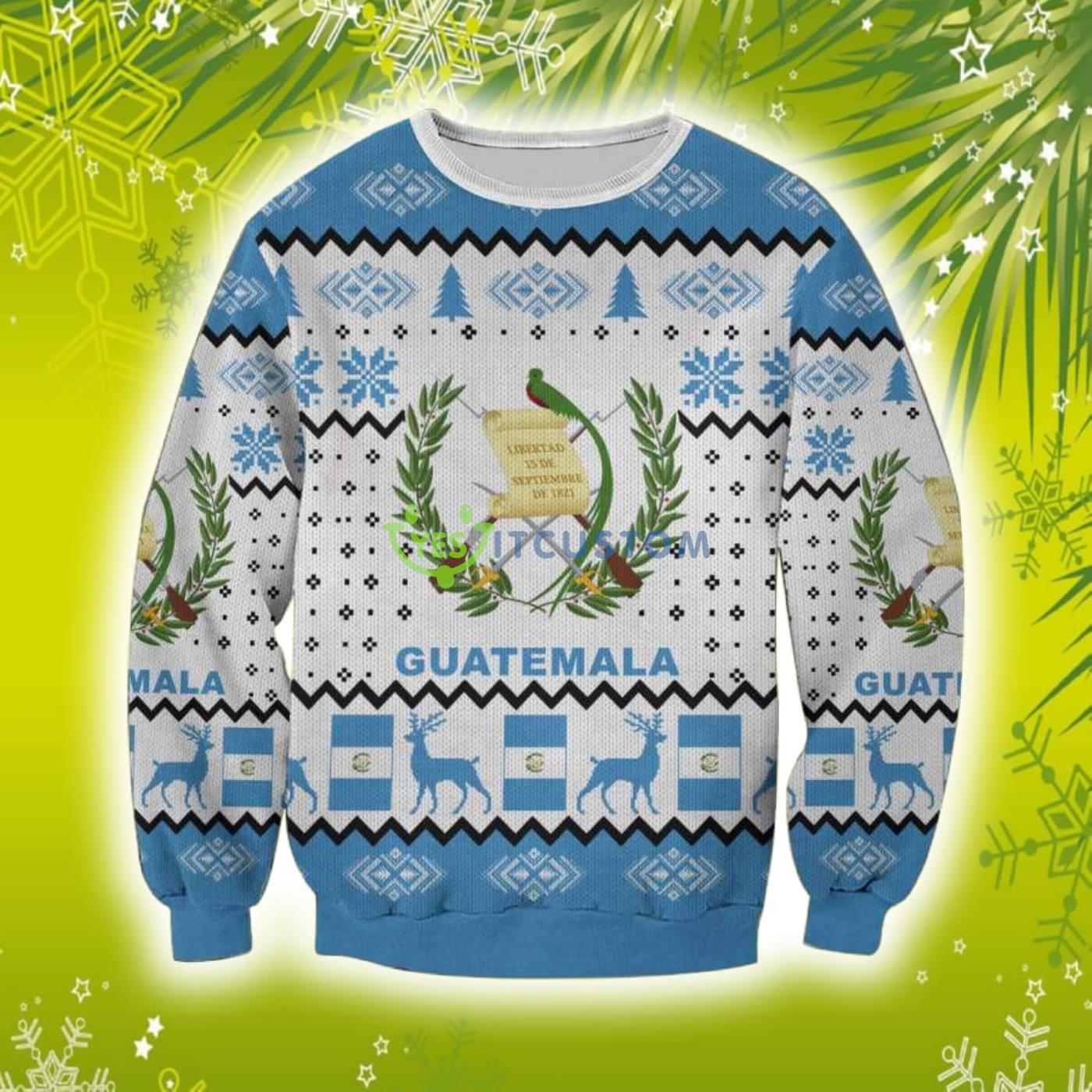 Guatemala 3D Christmas Knitting Pattern Ugly Sweater Sweatshirt 3 Guatemala 3D Christmas Knitting Pattern Ugly Sweater Sweatshirt Product Photo 1