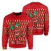 Hawaii Mele Kalikimaba Red Christmas Ugly Sweater Product Photo 1