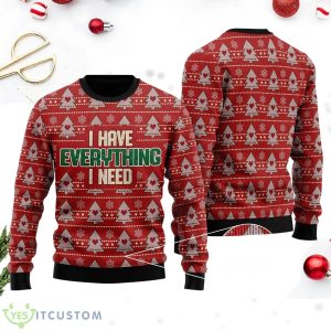 I Have Everything I Need Couple Shirt Knitting Pattern Ugly Christmas Sweater Product Photo 2