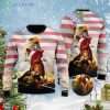 Jesus Eagle Lion American Flag Christmas Gift Ugly Christmas Sweater Product Photo 1