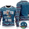 Jesus Oh What Fun It Is To Ride Ugly Christmas Sweater Product Photo 1