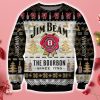 Jim Beam The Bourbon Since795 3D Christmas Knitting Pattern Ugly Sweater Sweatshirt Product Photo 1