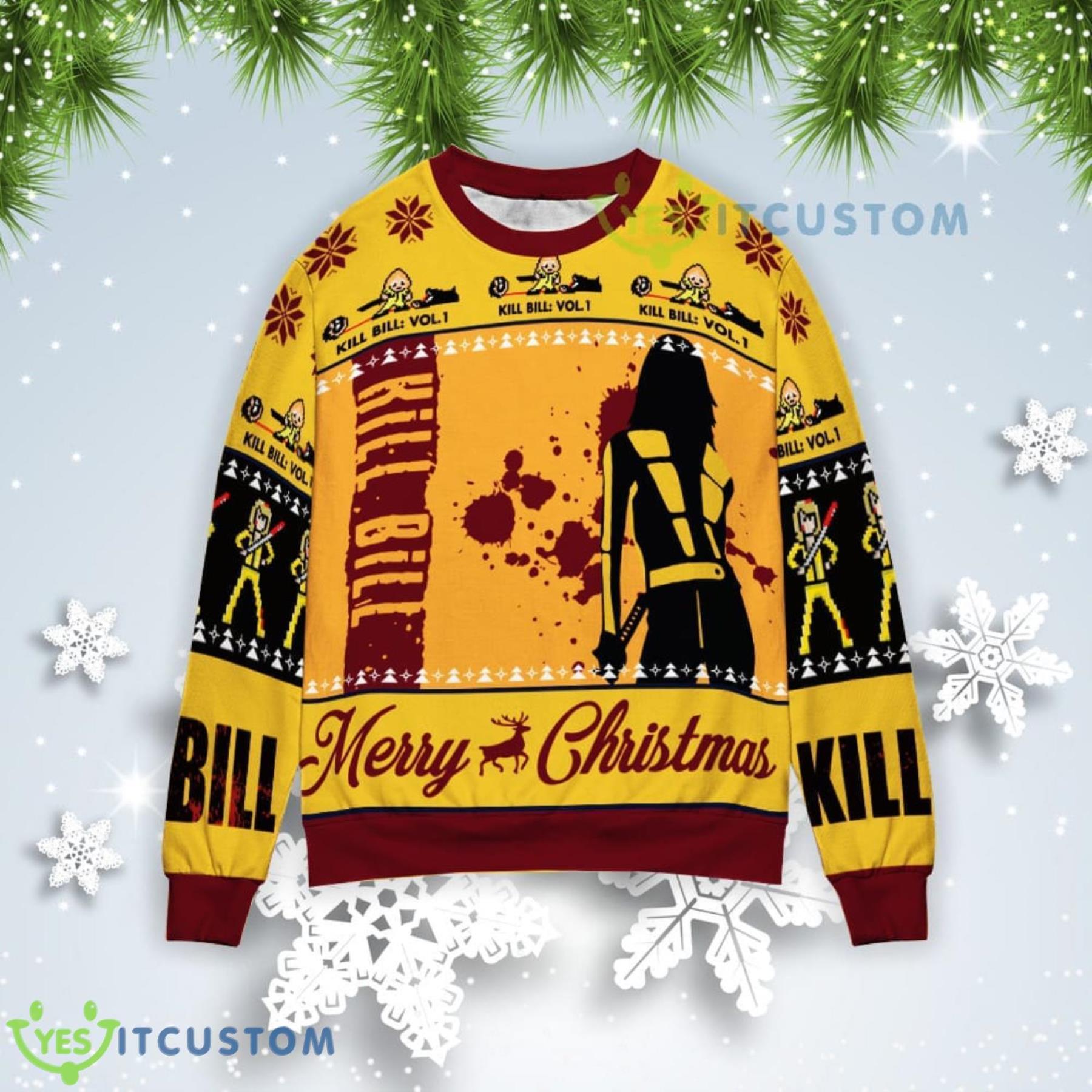 Kill Bill Christmas Gift Ugly Christmas Sweater 3 Kill Bill Christmas Gift Ugly Christmas Sweater Product Photo 1