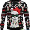 Llama Christmas Light Ugly Christmas Sweater for Men Women Product Photo 1