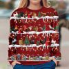 Merry Christmas Cute Chicken Ugly Christmas Sweater Product Photo 1