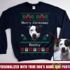 Merry Christmas Rocky Dog Christmas Sweatshirt Product Photo 1