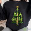 Merry Grinchmas Tree Light Christmas Sweatshirt Product Photo 1