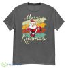 Merry Kickmas Funny Karate Santa Retro Family Matching Shirt - 500G Men’s Classic Tee Gildan-1