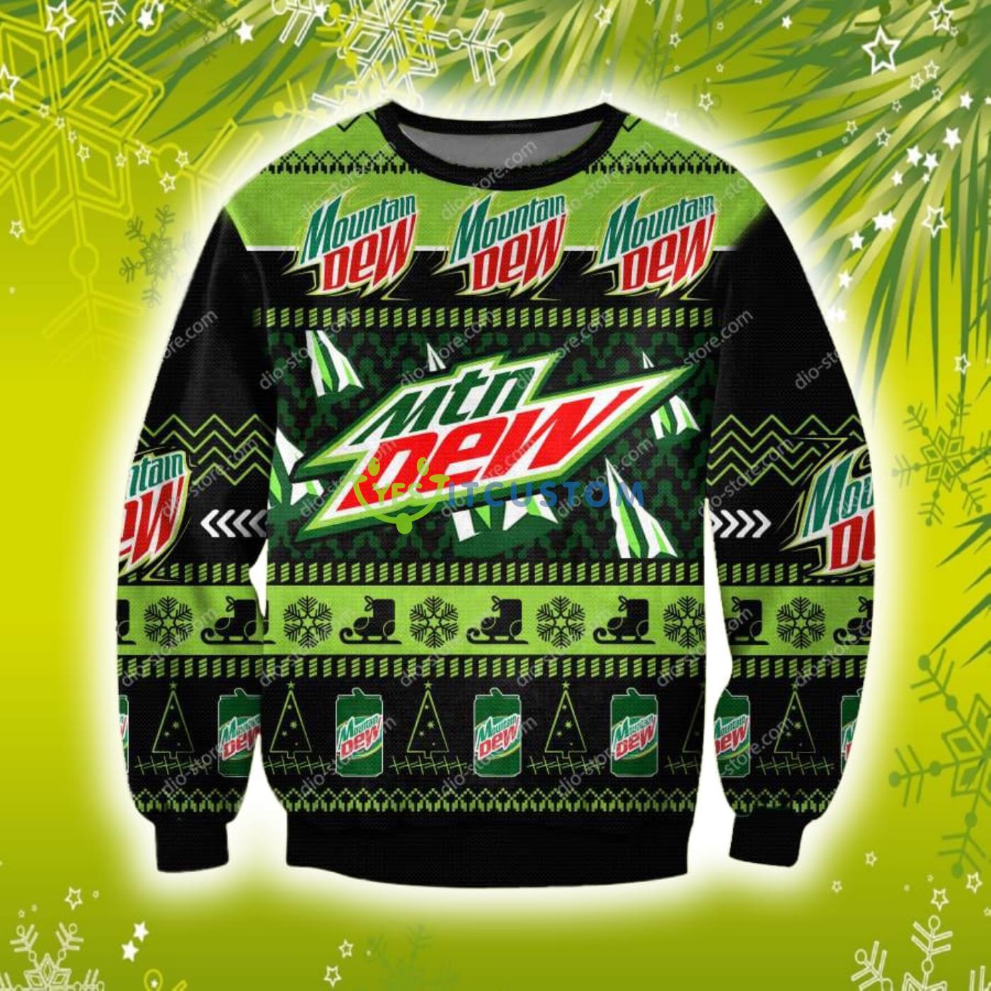 Mountain Drew 3D Christmas Knitting Pattern Ugly Sweater Sweatshirt 3 Mountain Drew 3D Christmas Knitting Pattern Ugly Sweater Sweatshirt Product Photo 1