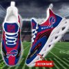 NFL Buffalo Bills Custom Name Red Blue Edition Max Soul Shoes Gift For Fans Sport Product Photo 1